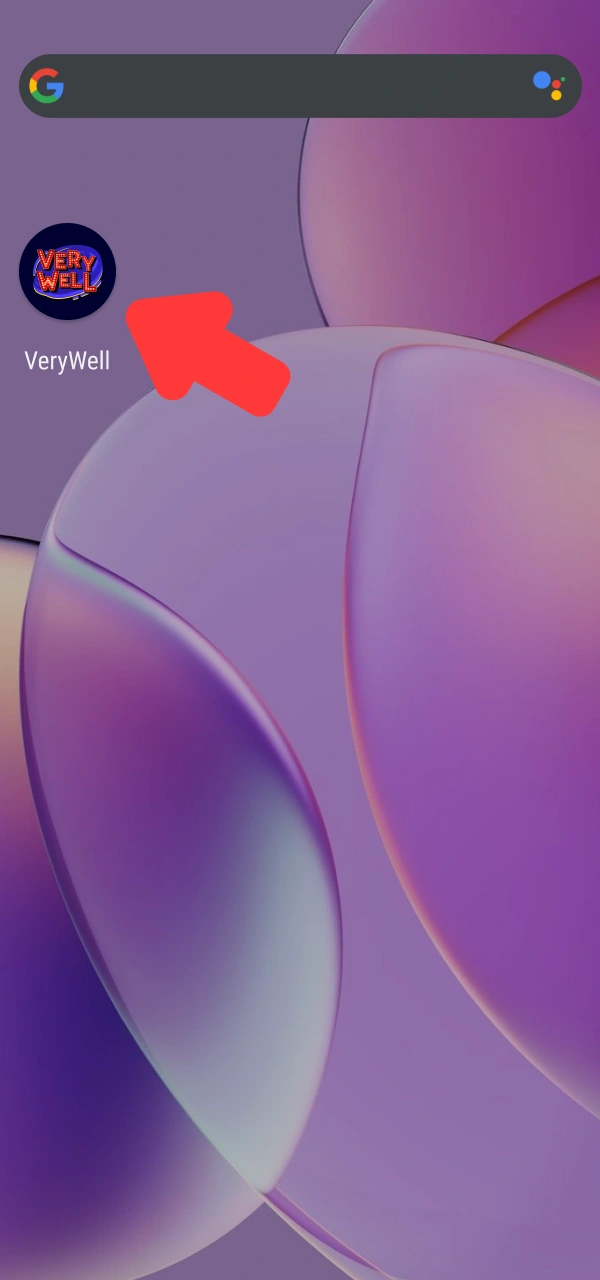 Open your player account after you download the VeryWell APK Android.