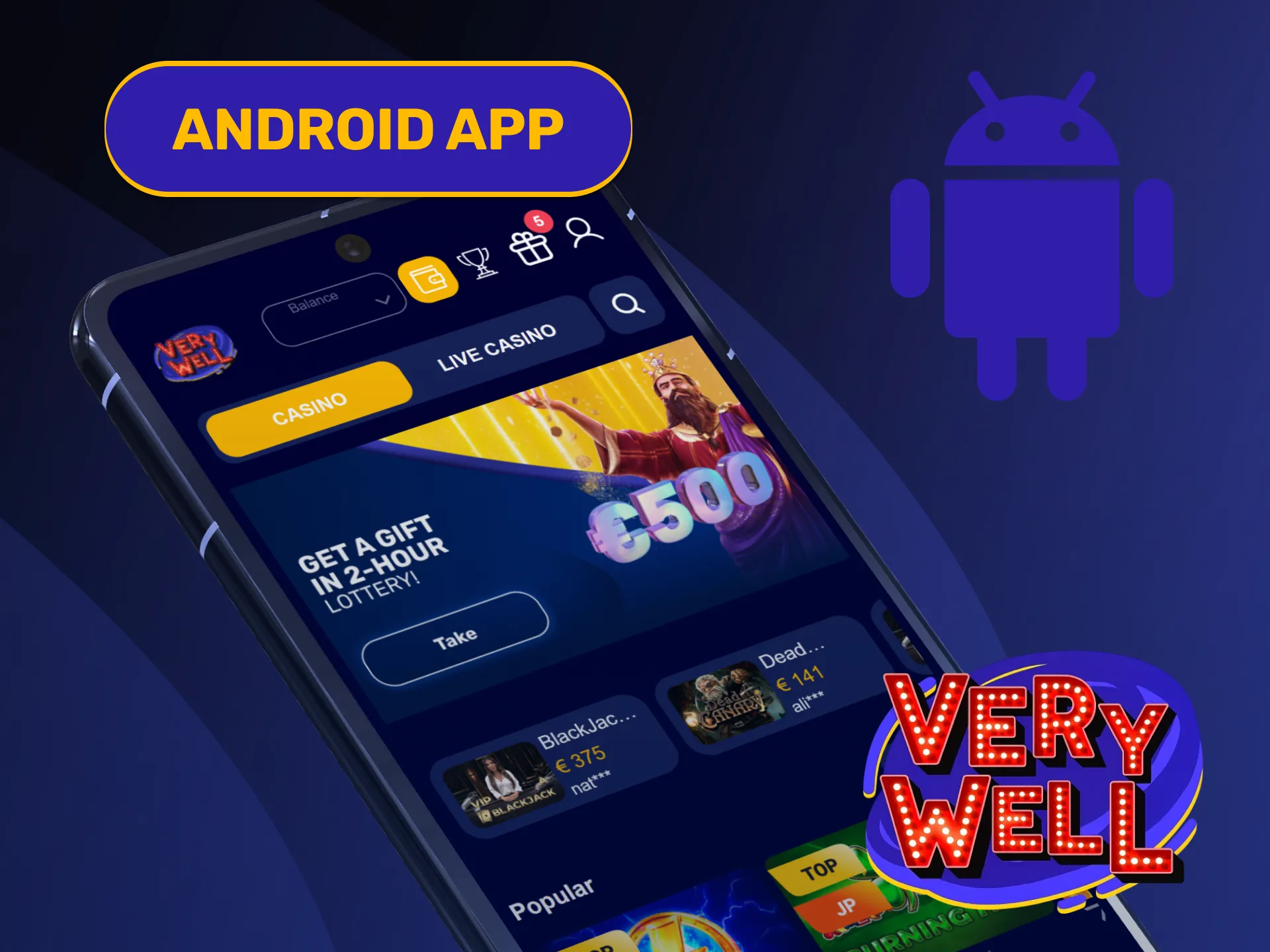 Download the official installer file to run VeryWell Android App.