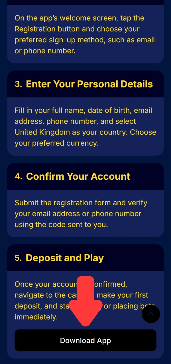 Install the software demonstrating how to register via the VeryWell App.