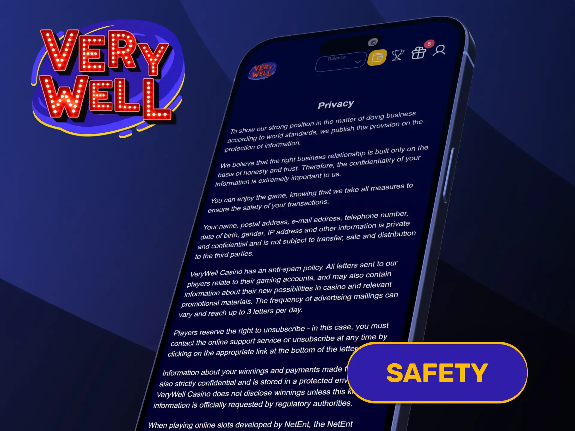 Read official security compliance standards protecting our Android VeryWell App APK.