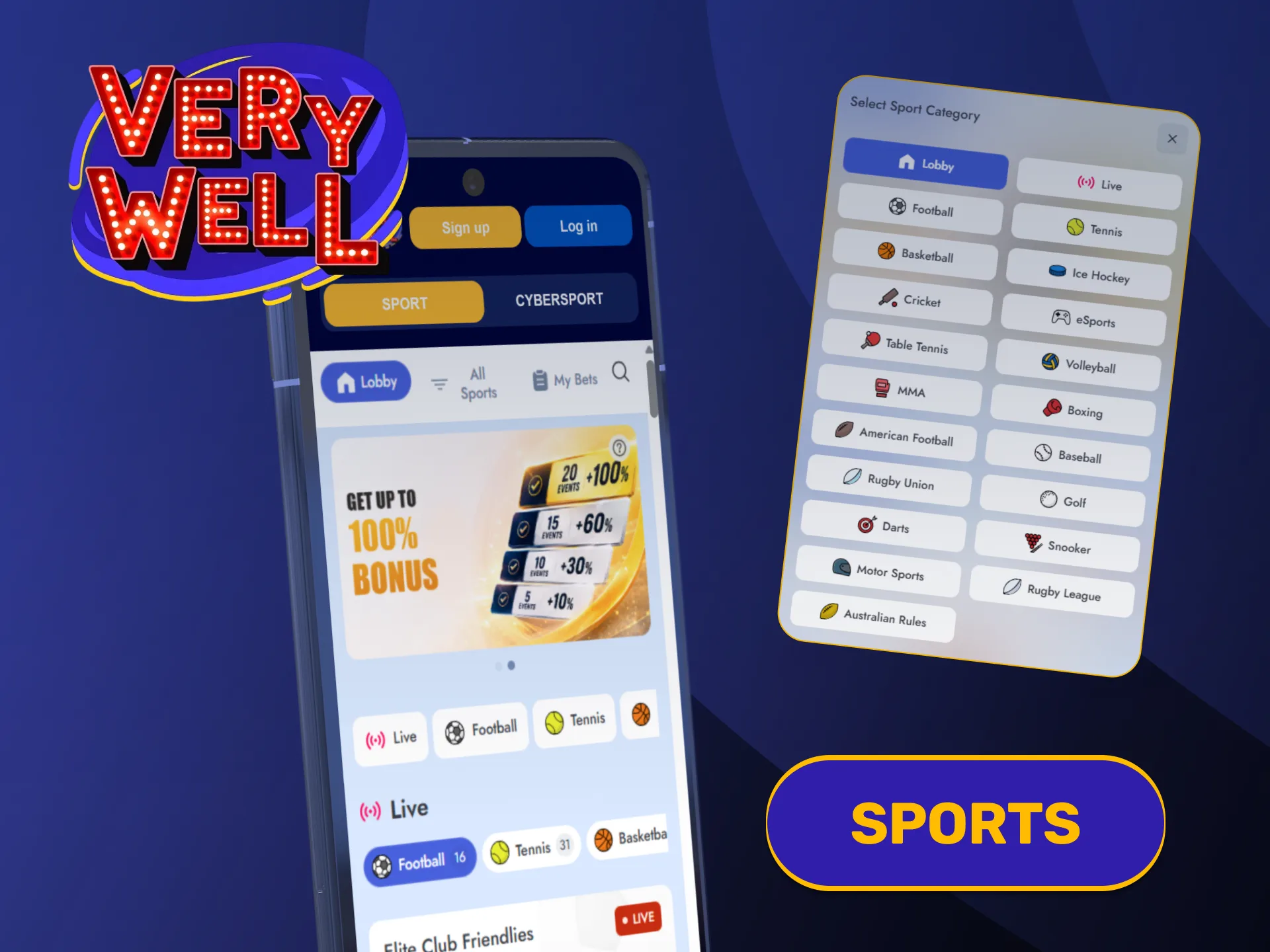 Wager on global athletic matches navigating through our mobile VeryWell App.
