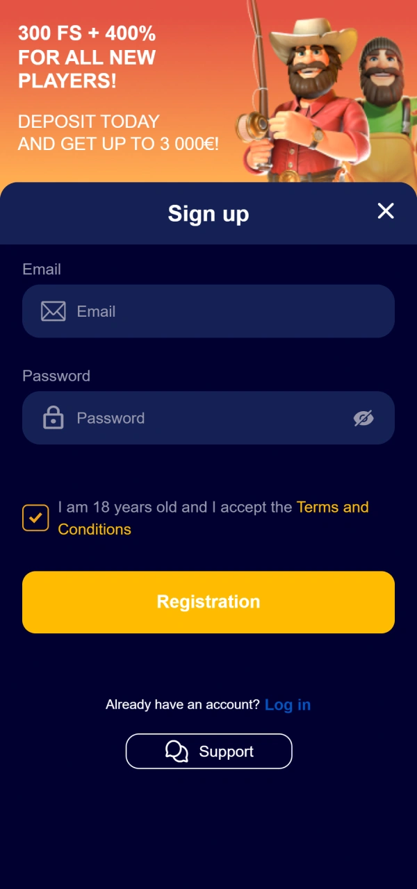 Sign in to your member profile using mobile VeryWell Basketball app.