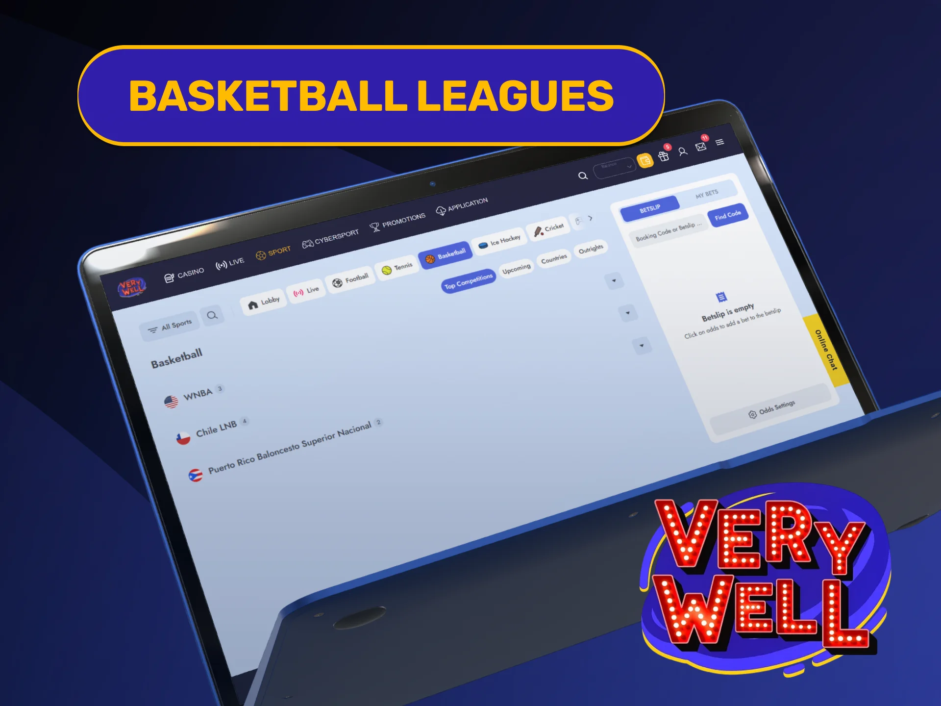 Predict final quarter scores across tournaments in VeryWell Basketball page.