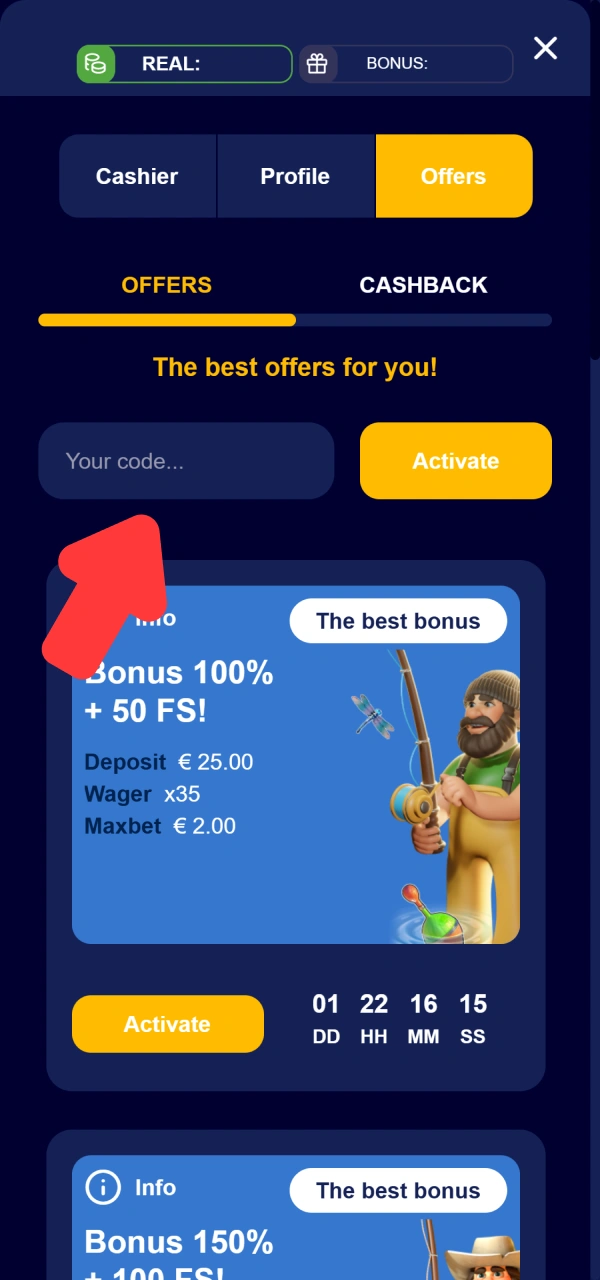 Paste your active voucher code showing how to claim a VeryWell bonus.