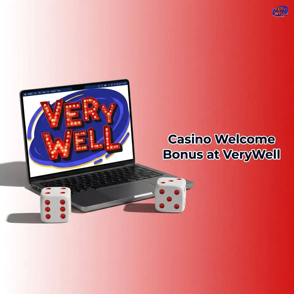 VeryWell Casino five-tier welcome bonus for UK players, offering up to 200% on deposits from £20 with 45x wagering requirements