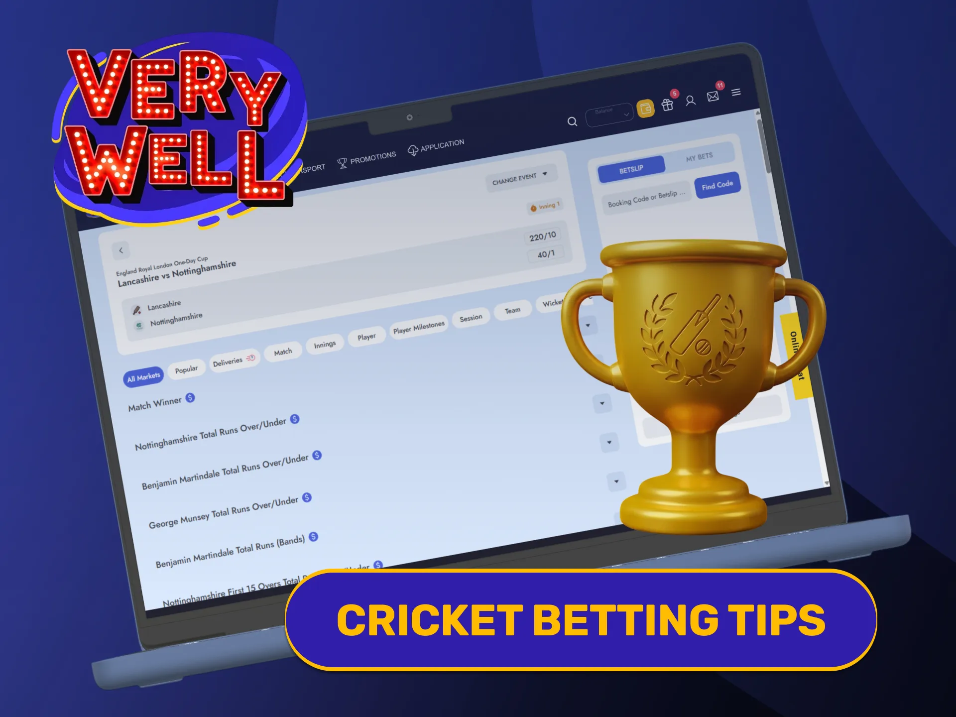 Improve your match predictions reading analytical advice for VeryWell Cricket.