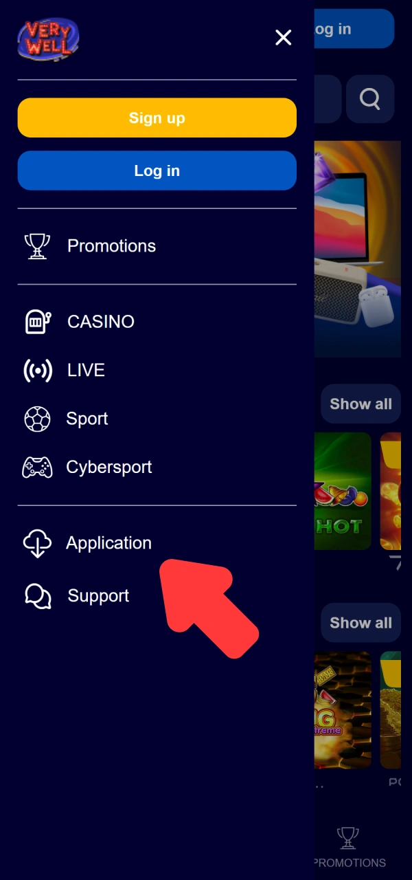 Pick your device operating system to download the VeryWell F1 app.