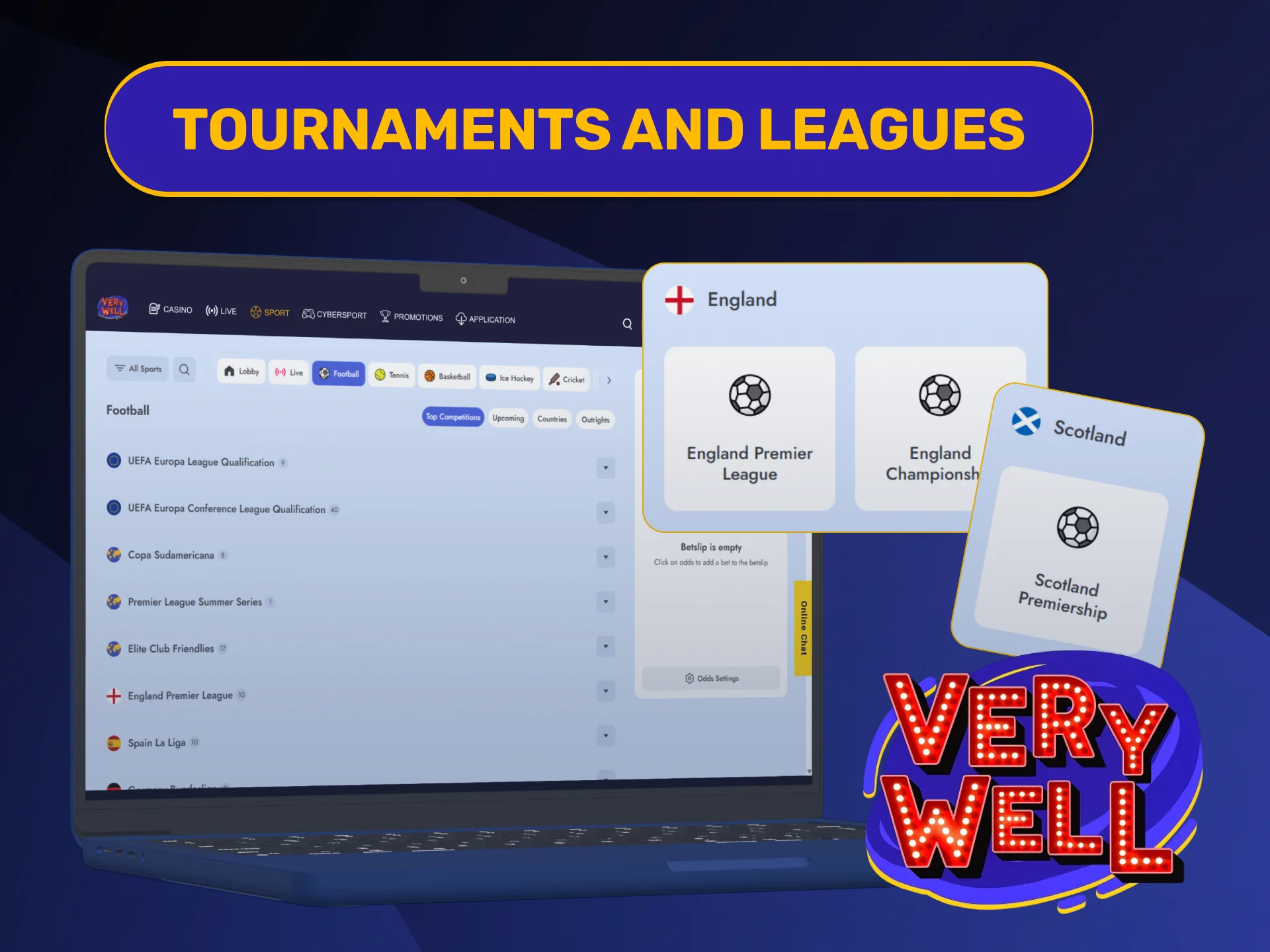 Predict Premier League match outcomes placing wagers on VeryWell Football.