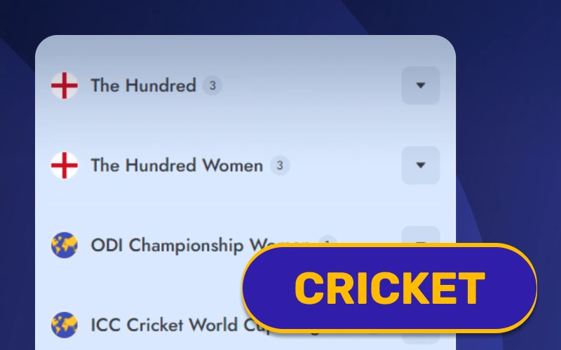 Wager on international test series in Cricket using active VeryWell platform.
