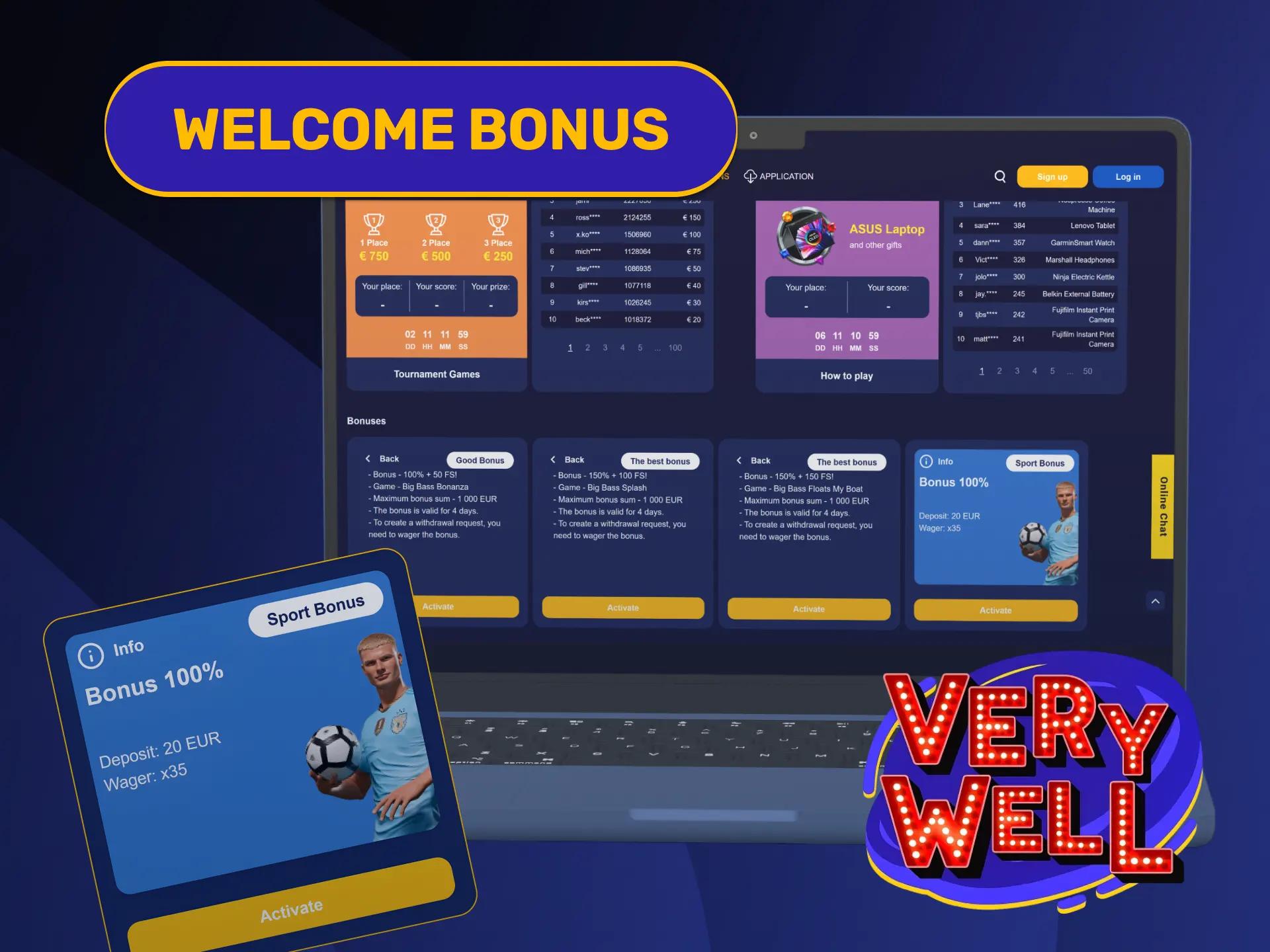 Claim lucrative promotional rewards to boost your online VeryWell MMA.