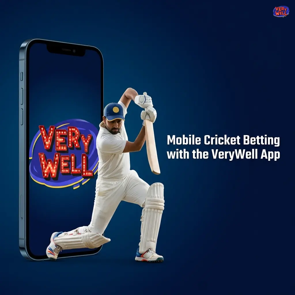 VeryWell PWA cricket betting app installed on Android and iOS home screen for mobile in-play wagering