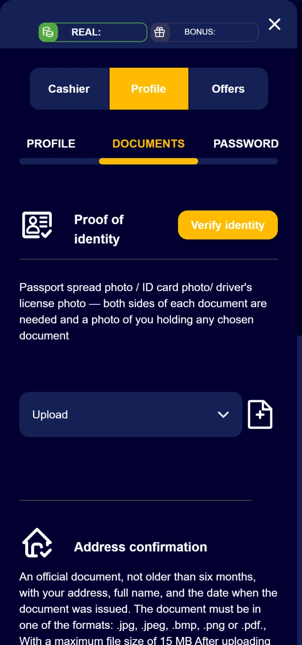 Complete identity validation checks to withdraw money from VeryWell safely.