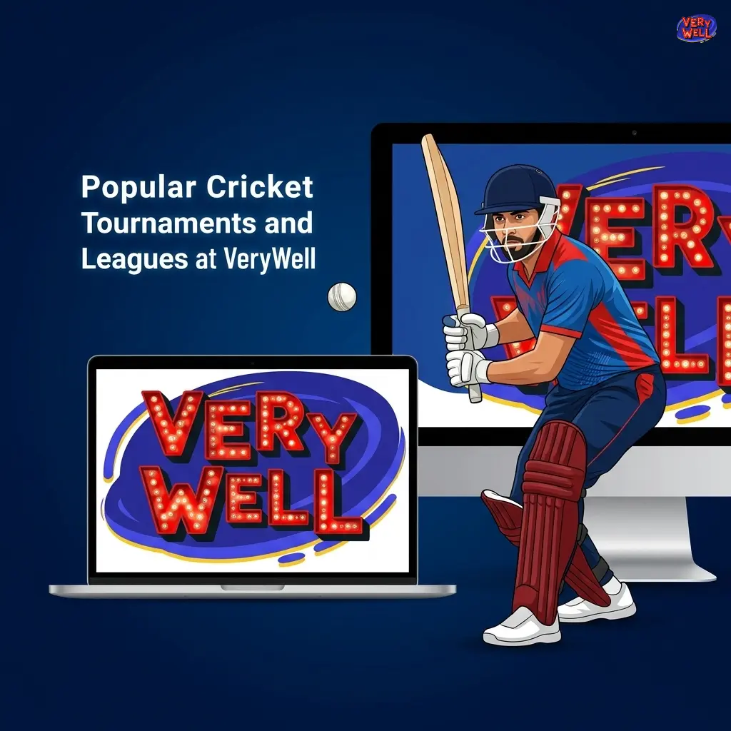Cricket tournaments and leagues covered at VeryWell including Ashes, IPL, T20 World Cup, The Hundred and County Championship