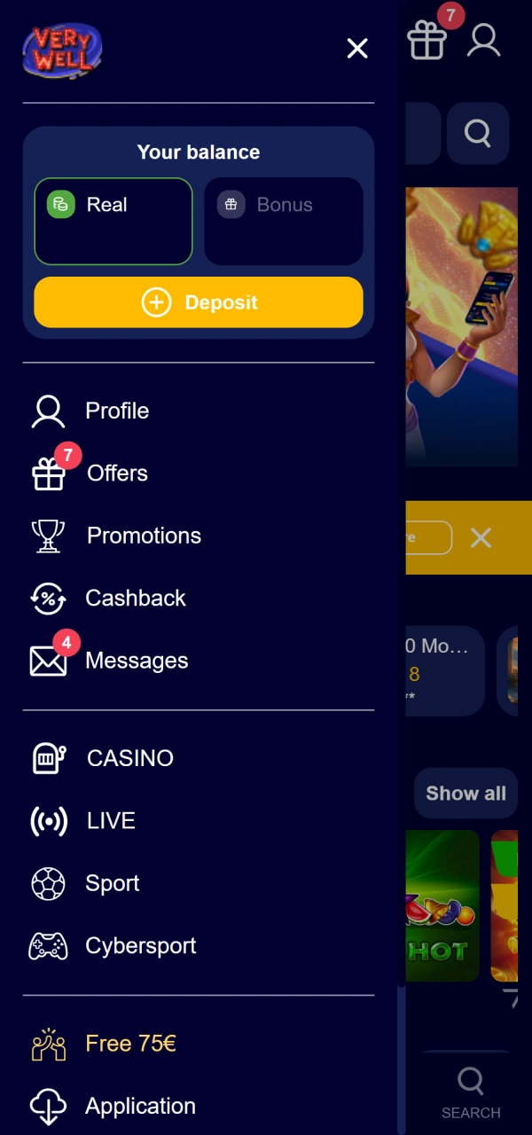 Open your member dashboard completing how to log in to VeryWell.