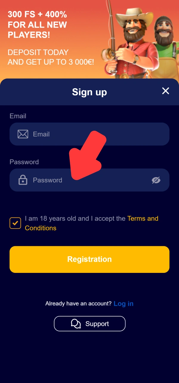 Enter mandatory personal details during VeryWell Registration via app.