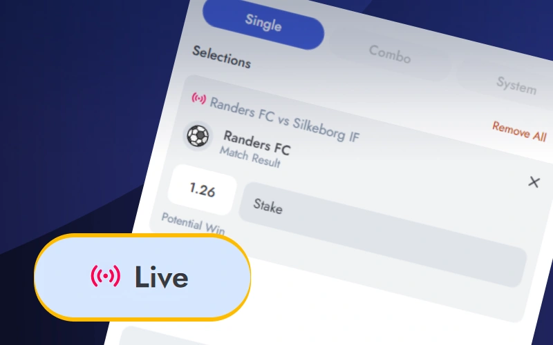 Place real-time in-play sports wagers under popular betting options VeryWell.