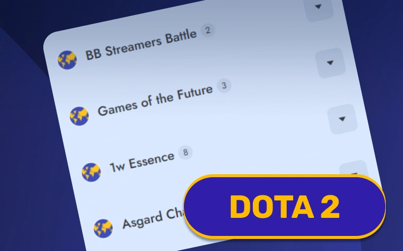 Bet on major MOBA tournament battles in Dota 2 VeryWell.