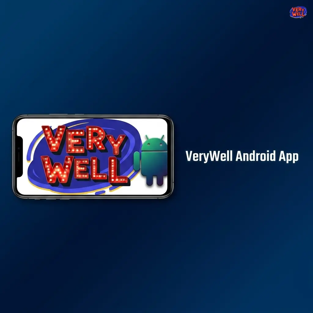 VeryWell Android app interface showing mobile sports betting and casino games on a smartphone or tablet device