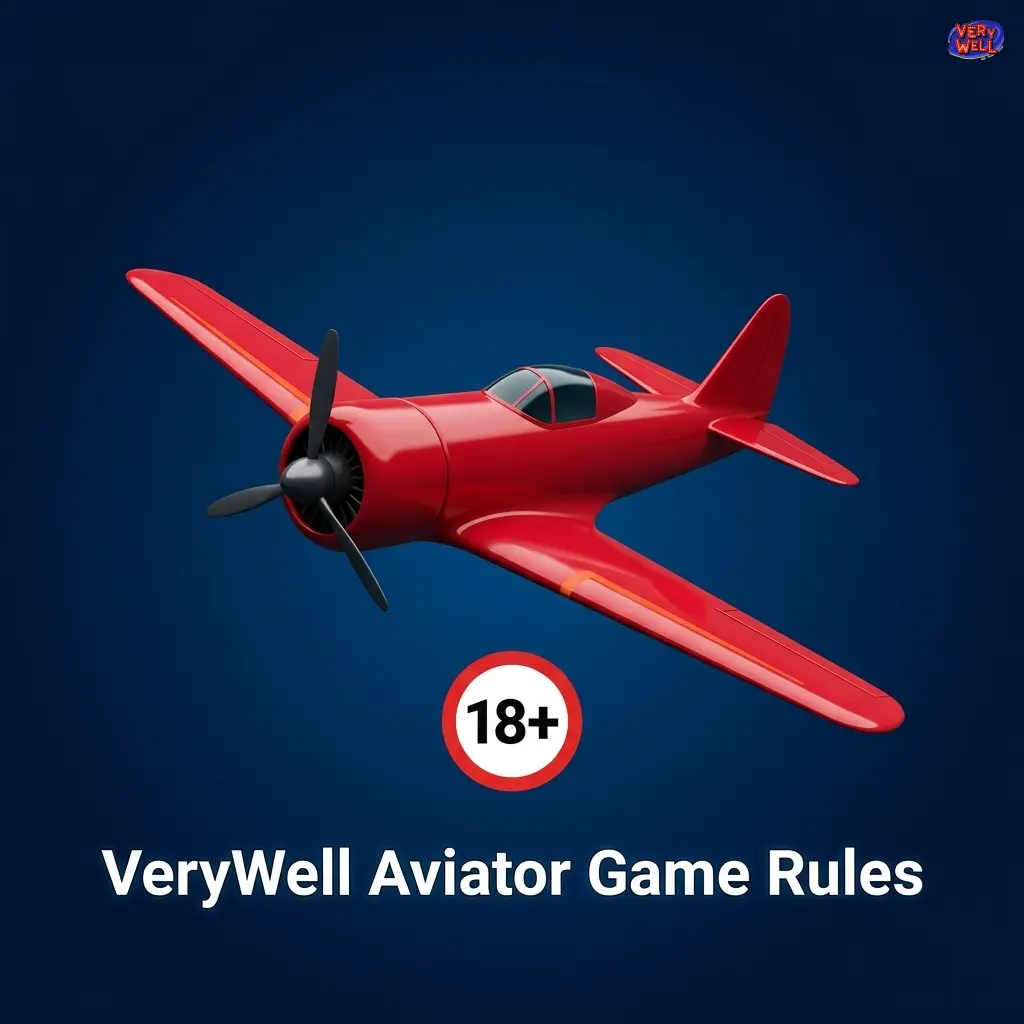 Aviator game rules on VeryWell showing plane take-off, multiplier climb, and cash-out mechanics by Spribe