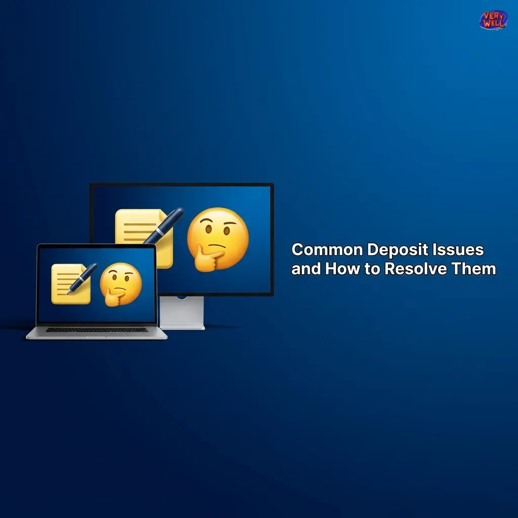 UK player resolving a declined card deposit issue on VeryWell casino account dashboard