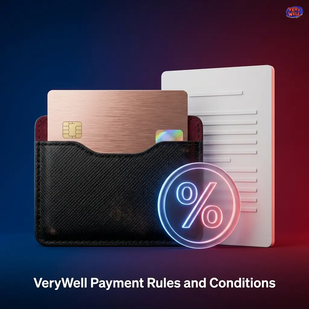 VeryWell Casino payment rules including KYC verification, withdrawal conditions, wagering requirements, and minimum transaction thresholds for UK players