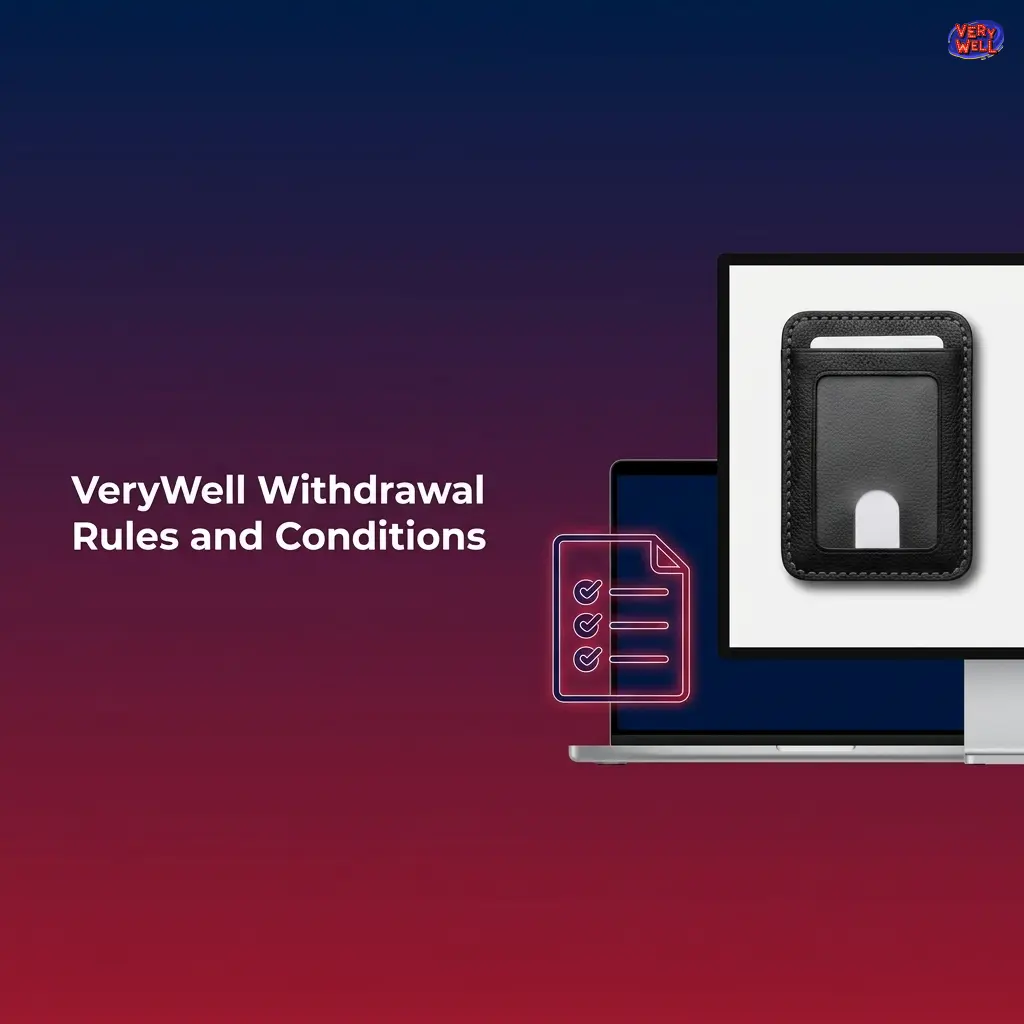 VeryWell Casino withdrawal rules covering KYC verification, wagering requirements, limits, and processing times for UK players