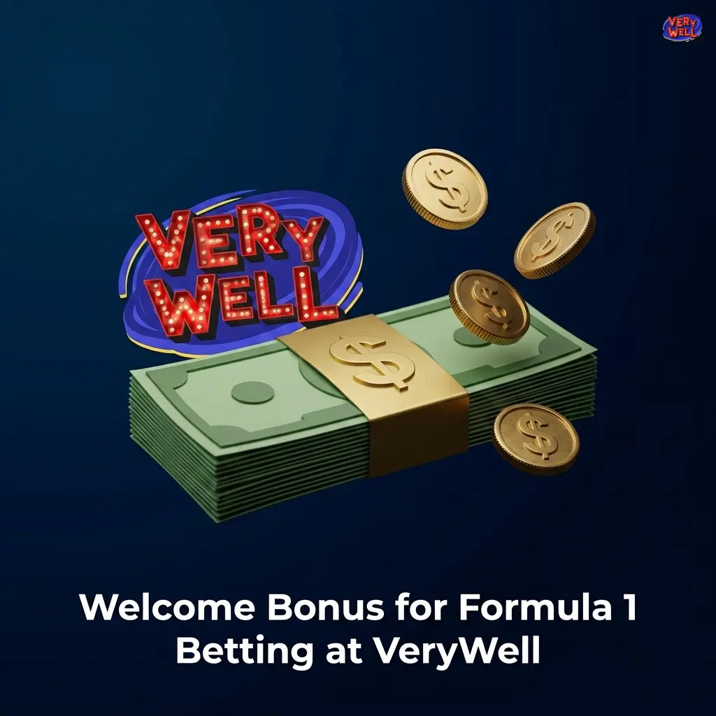 VeryWell sportsbook welcome bonus for Formula 1 betting, available to verified UK residents on first deposit