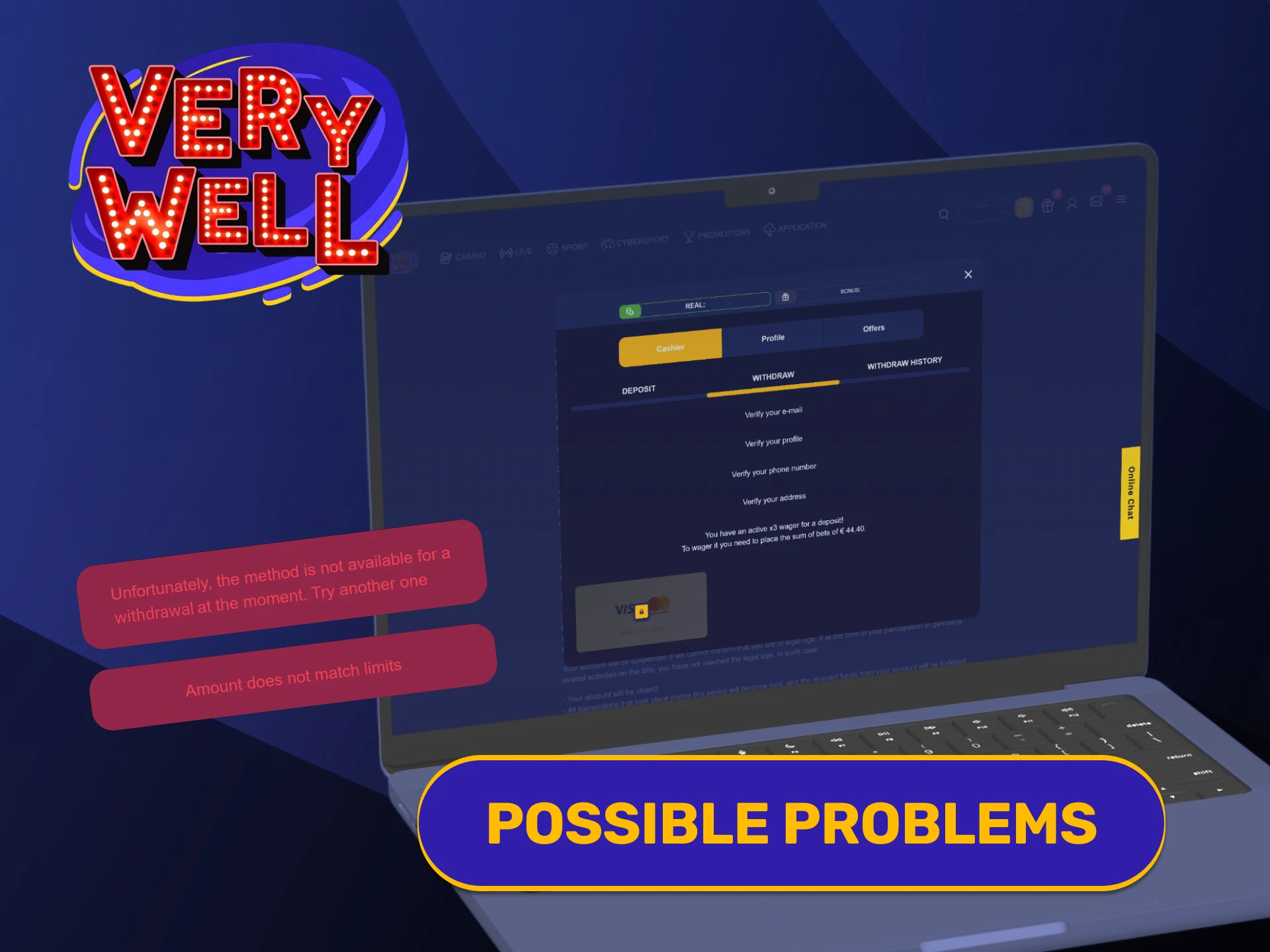 Resolve common payout delays when executing your official online VeryWell Withdrawal.