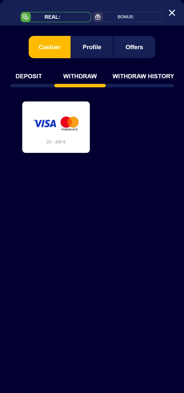 Choose your preferred payout channel on how to withdraw money VeryWell.