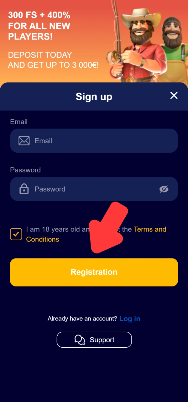 Create secure password keys during your VeryWell account registration guide.