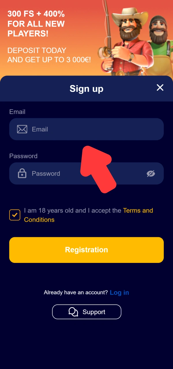 Type mandatory private details for VeryWell account registration guide online.