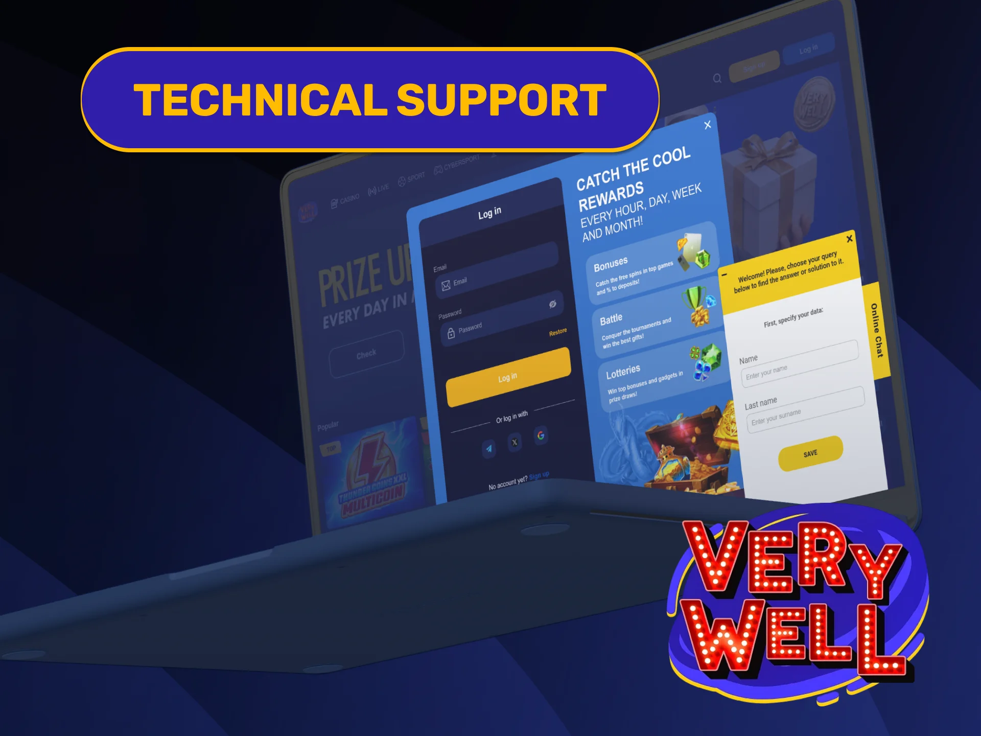 Resolve website functional glitches talking to team on VeryWell Support.